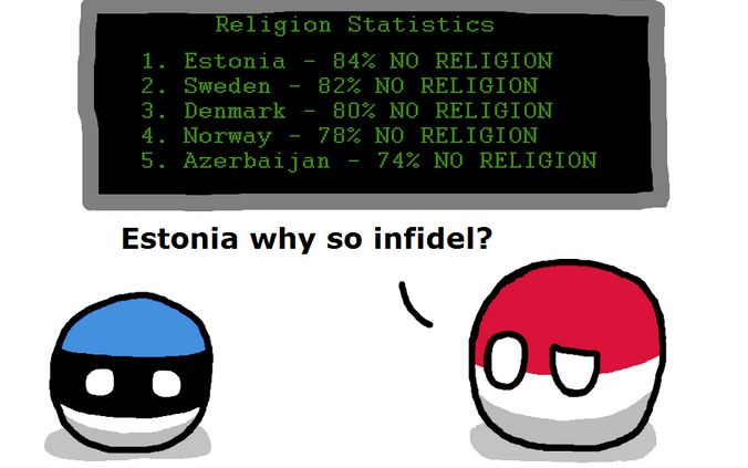 エストニアは不信心者1