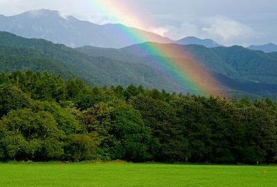 清里の虹