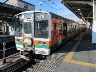 2013年3月ダイヤ改正を以って上野口から引退した211系。